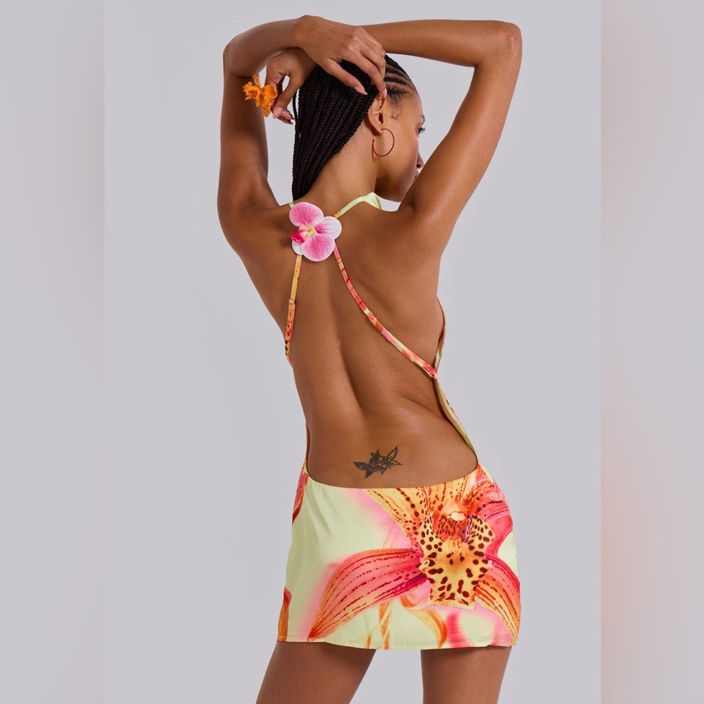 Jaded London Lucia Backless Mini Dress